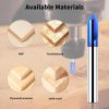 EANOSIC V Groove Router Bits Solid Carbide CNC Engraving Set-3