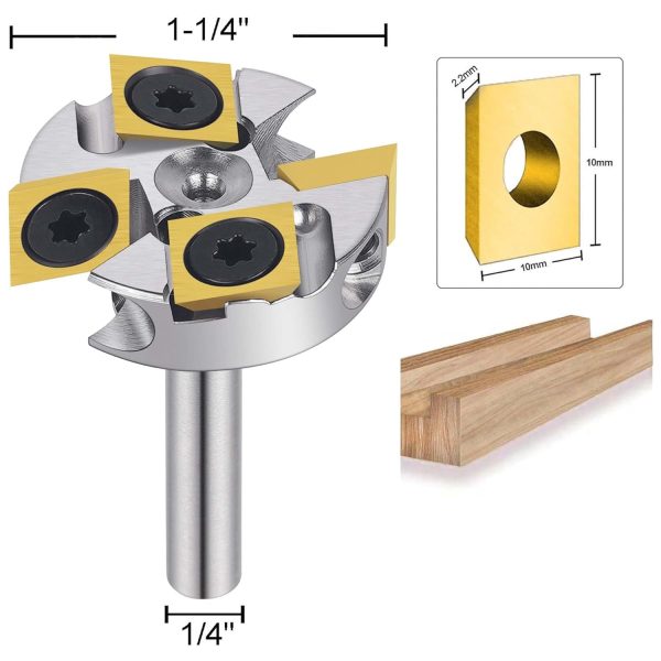 SpeTool Router Bit Carbide Edge Tool for Slab-1