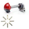 jeonan Cove Box Router Bits 1/4 Shank Set Woodworking Tools-5