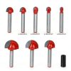 jeonan Cove Box Router Bits 1/4 Shank Set Woodworking Tools-1