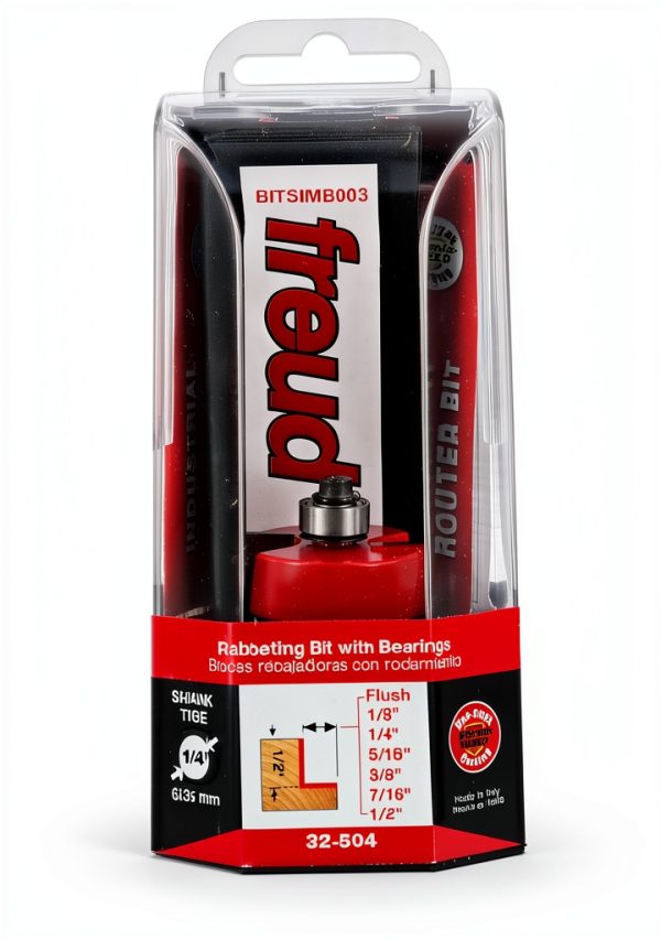 Freud Rabbeting Router Bit Set Woodworking Tools Precision-1