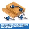 Hiltex Roundover Router Bits Tungsten Carbide Woodworking-4