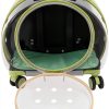 Rolling Cat Carrier Wawuwao Acrylic Travel Bag-6