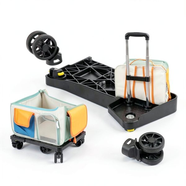 Pvppy Sesaii WB-1 Cat Carrier 4-in-1 Hard‑Sided Backpack with Wheels-3
