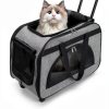 Paws Touch Cat Carrier Grey Hard‑Sided Design-1