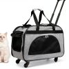 Paws Touch Cat Carrier Grey Hard‑Sided Design-0