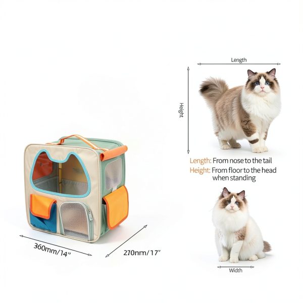 Pvppy Sesaii WB-1 Cat Carrier 4-in-1 Hard‑Sided Backpack with Wheels-1
