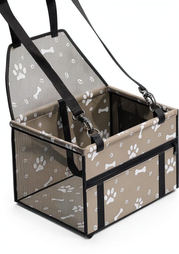 YIKANGHENG Foldable Gray Cat Carrier Medium Size High-0