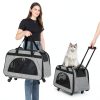 Paws Touch Cat Carrier Grey Hard‑Sided Design-3