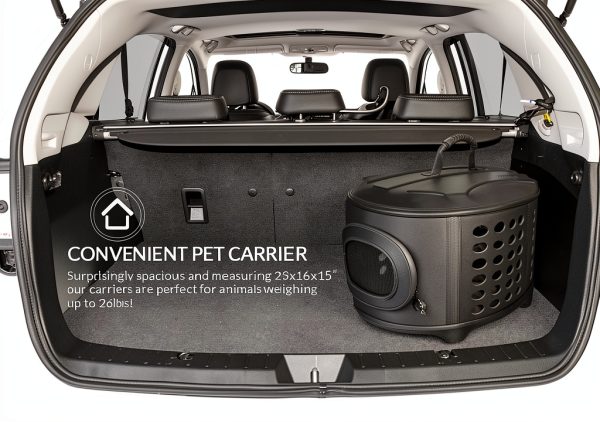 Yadier Hard‑Side Cat Carrier 17x13x14 Waterproof Dual‑Door Travel-5