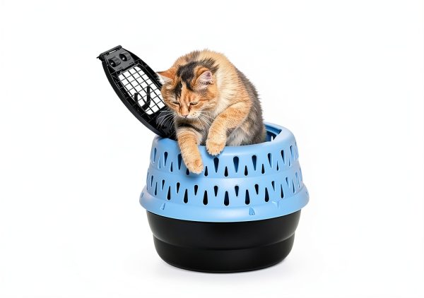 Cat Carrier Doskocil Get-A-Round 41429 Durable Plastic Kennel-3