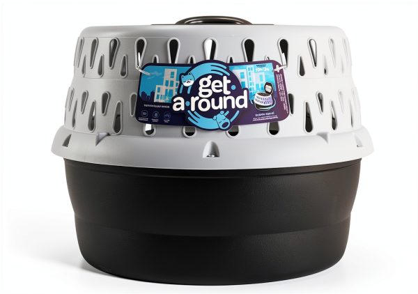 Cat Carrier Doskocil Get-A-Round 41429 Durable Plastic Kennel-1