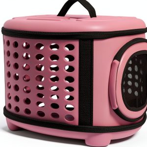 Yadier Hard‑Side Cat Carrier 17x13x14 Waterproof Dual‑Door Travel-0
