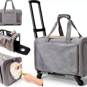 Cat Carrier SHUANGYANG hard sided R001 Mesh Ventilation Model-0
