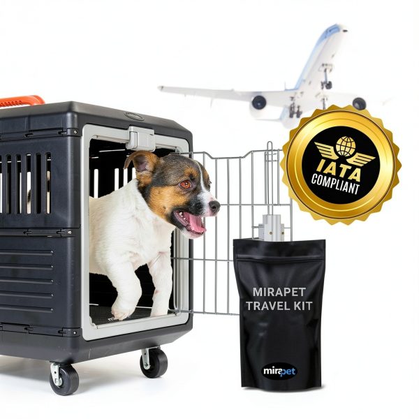Mirapet Collapsible Dog Carrier Soft‑Sided Crate for Large Dogs-1