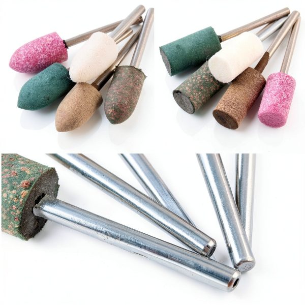 Keadic 100Pcs Rotary Grinding Stone Bits Set for Dremel, Felt-2